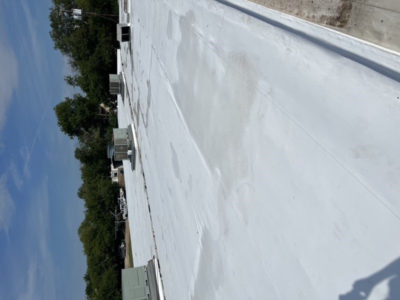 TPO Roof Replacement In Hillsboro, TX